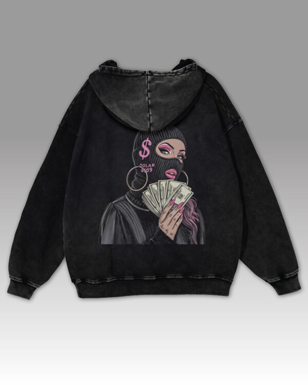 Bluza oversize z kapturem Królowa Kasy