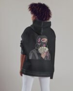 Bluza oversize z kapturem <br>Królowa Kasy – efekt sprania