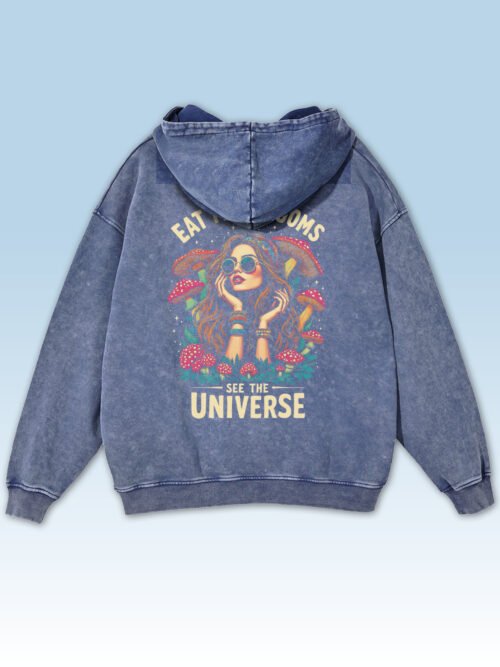 Bluza oversize z kapturem Magiczne Grzyby