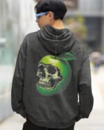 Bluza oversize z kapturem <br>Zatrute Jabłko – efekt sprania