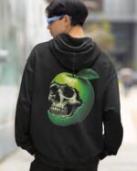 Bluza oversize z kapturem <br>Zatrute Jabłko – efekt sprania
