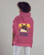 Bluza oversize z kapturem <br>Król Kanapy – efekt sprania