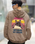 Bluza oversize z kapturem <br>Król Kanapy – efekt sprania
