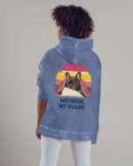 Bluza oversize z kapturem <br>Król Kanapy – efekt sprania