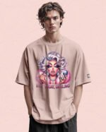 Koszulka oversize Diva Queen