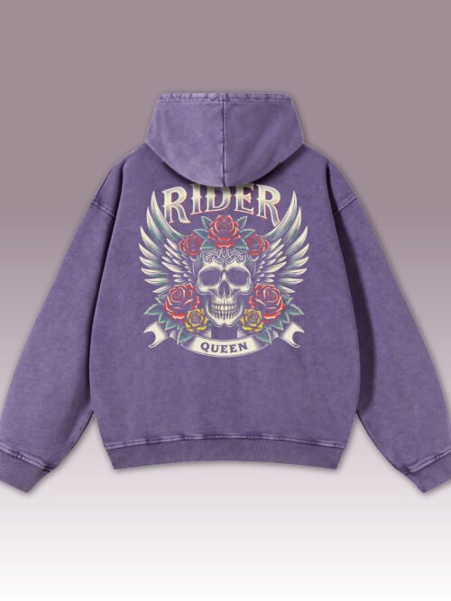 Bluza oversize z kapturem Królowa Drogi