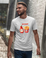 TL0926 UNI FRONT2 Koszulka na Walentynki <br>Jesteś jak ketchup do moich frytek