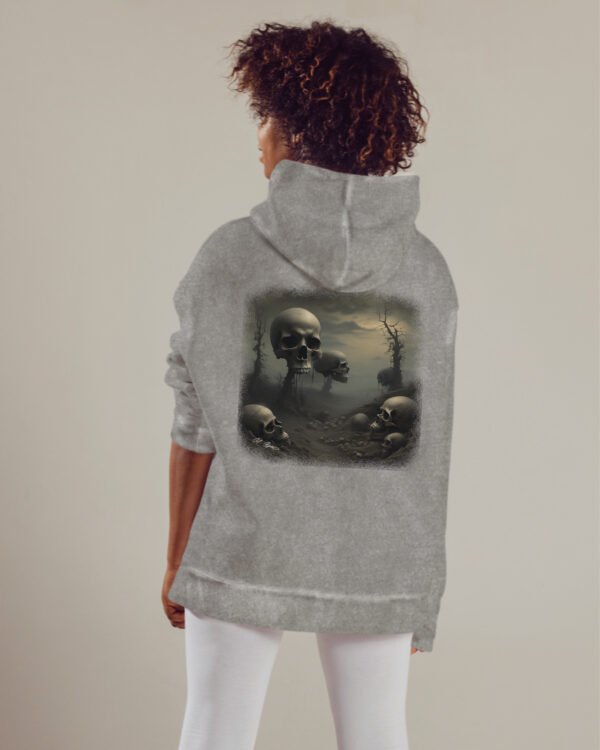 Bluza oversize z kapturem <br> Postapokaliptyczny Krajobraz <br>Inspiracja Beksińskim - M. Byai