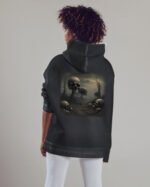 Bluza oversize z kapturem <br> Postapokaliptyczny Krajobraz <br>Inspiracja Beksińskim - M. Byai