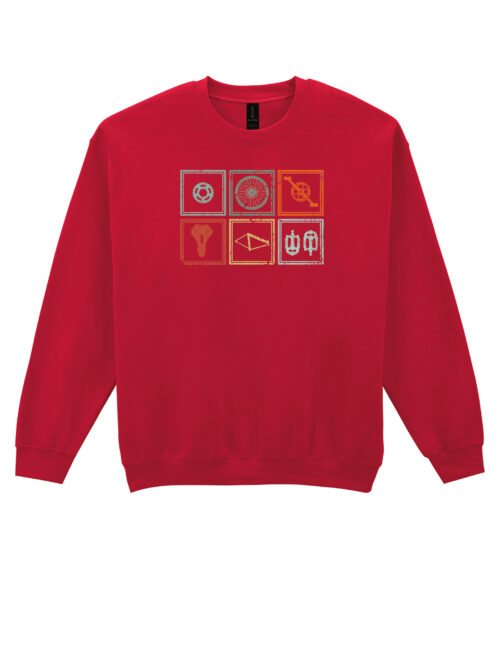 Bluza Sweatshirt dla kolarza Części rowerowe
