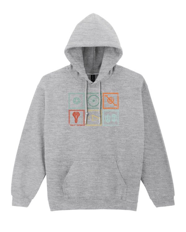 Bluza z kapturem <br>Części rowerowe