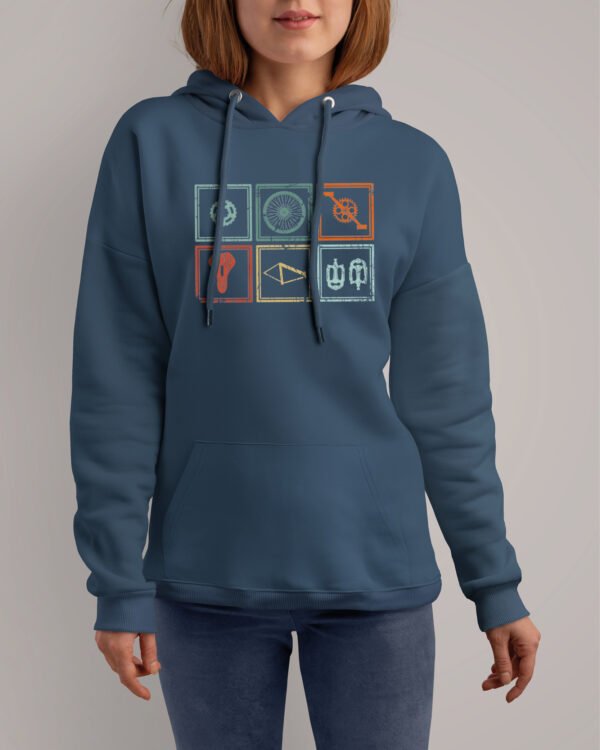 Bluza z kapturem <br>Części rowerowe