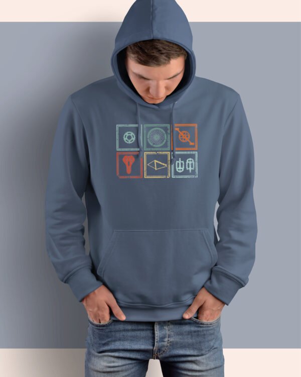 Bluza z kapturem <br>Części rowerowe