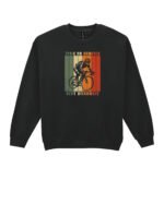 Bluza Sweatshirt dla rowerzysty <br>Życie na rowerze jest ciekawsze