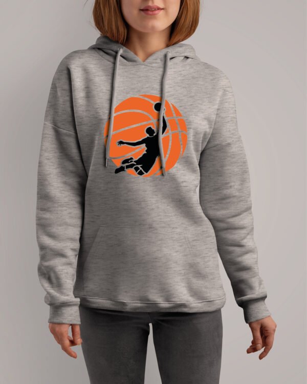Bluza z kapturem <br>Koszykówka Streetwear
