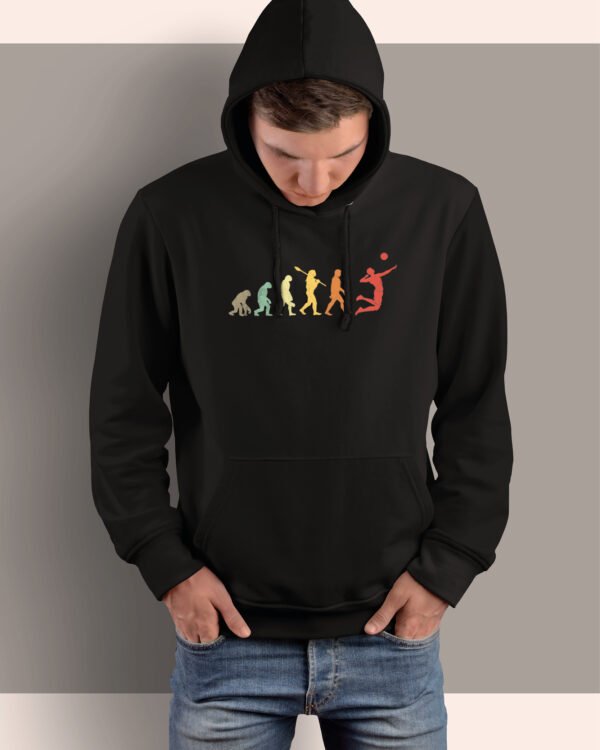 Bluza z kapturem <br>Ewolucja Siatkówka