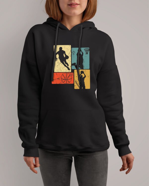 Bluza z kapturem <br>Koszykówka NBA Retro
