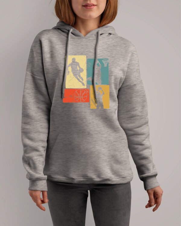 Bluza z kapturem <br>Koszykówka NBA Retro
