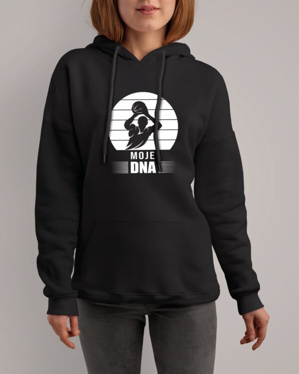 Bluza z kapturem <br>Koszykówka Moje DNA