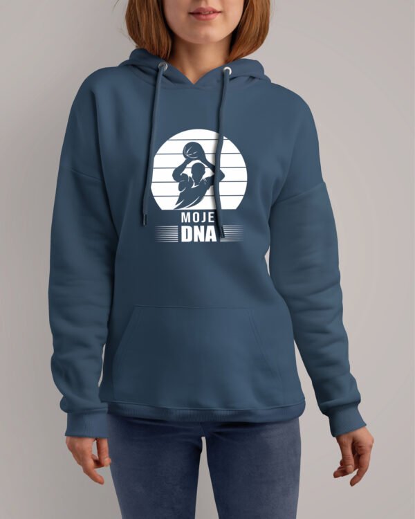 Bluza z kapturem <br>Koszykówka Moje DNA