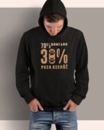 Bluza z kapturem <br>70% bawełna 30% psia sierść