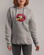Bluza z kapturem <br>Usta i pocisk