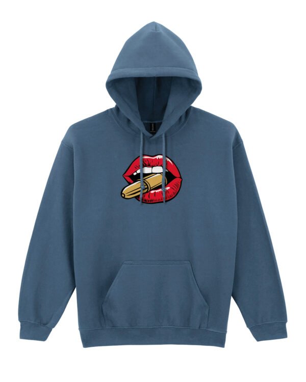 Bluza z kapturem <br>Usta i pocisk