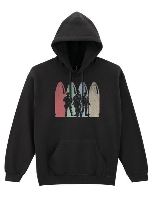 Bluza z kapturem Wojskowa Żołnierze i Amunicja