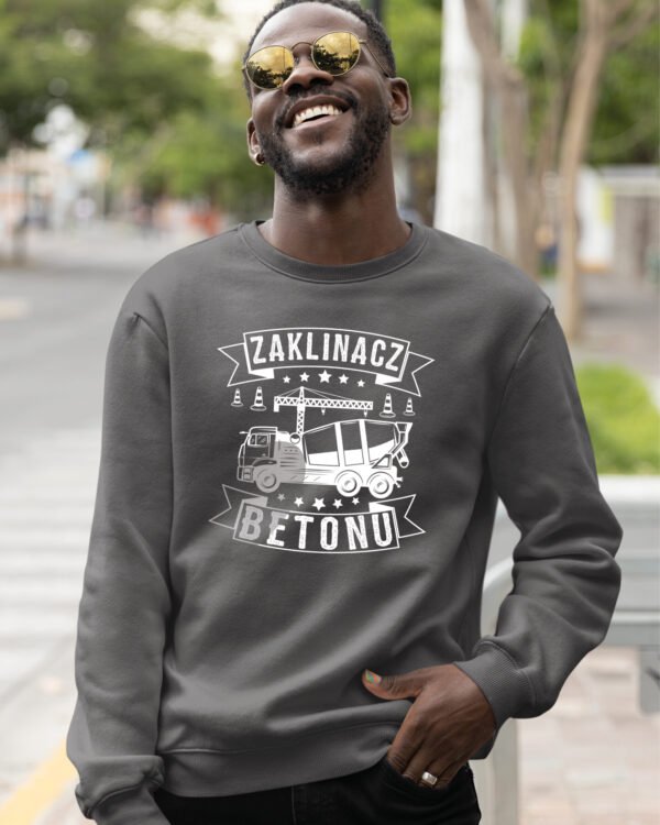 Bluza Sweatshirt dla budowlańca <br>Zaklinacz Betonu