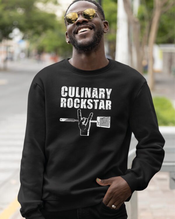 Bluza Sweatshirt dla Szefa Kuchni <br>Culinary Rockstar