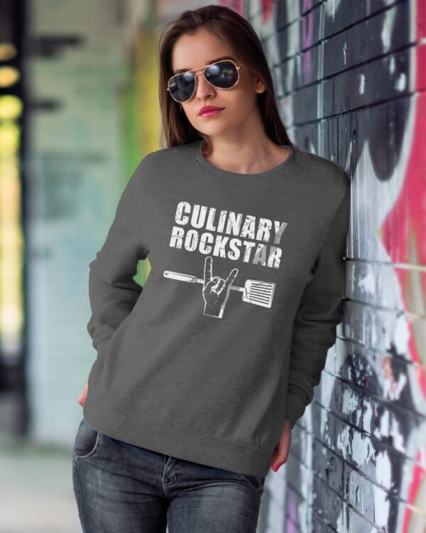 Bluza Sweatshirt dla Szefa Kuchni <br>Culinary Rockstar
