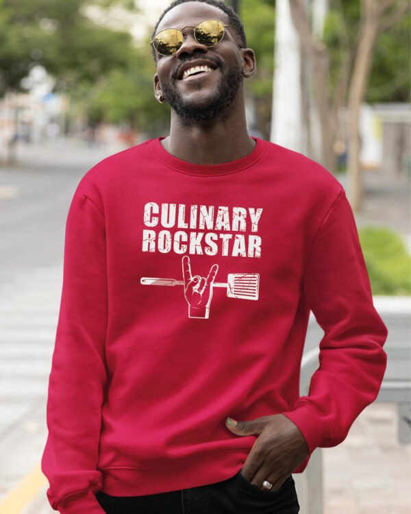 Bluza Sweatshirt dla Szefa Kuchni <br>Culinary Rockstar