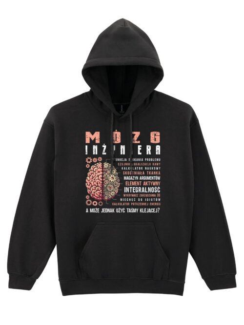 Bluza z kapturem dla Inżyniera Mózg Inżyniera