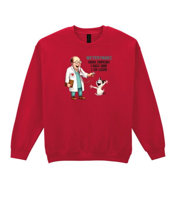 Bluza Sweatshirt dla Weterynarza <br>Weterynarz i zwierzaki