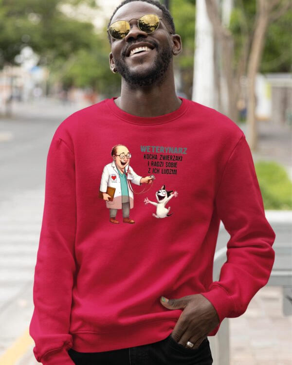Bluza Sweatshirt dla Weterynarza <br>Weterynarz i zwierzaki