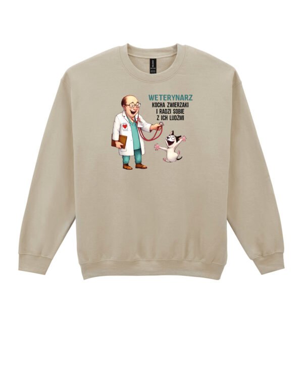 Bluza Sweatshirt dla Weterynarza <br>Weterynarz i zwierzaki
