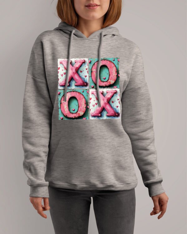 Bluza z kapturem <br>XOXO uściski i pocałunki