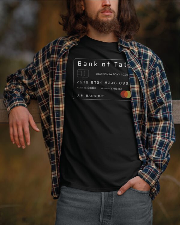 Koszulka z nadrukiem <br>Bank of Tata