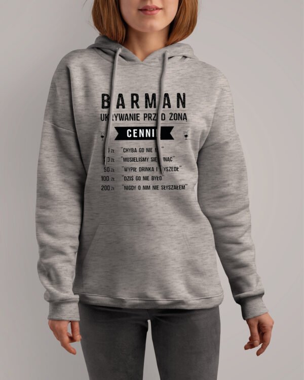 Bluza z kapturem dla Barmana <br>Ukrywanie przed żoną
