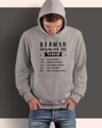 Bluza z kapturem dla Barmana <br>Ukrywanie przed żoną