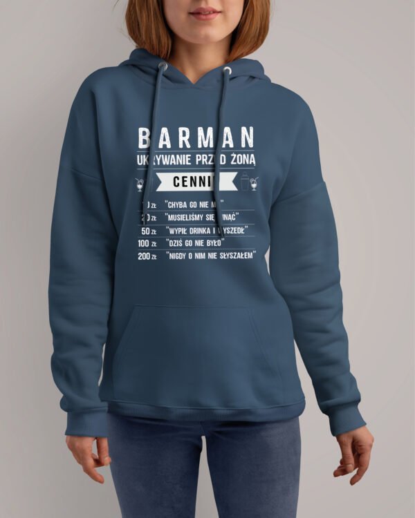Bluza z kapturem dla Barmana <br>Ukrywanie przed żoną