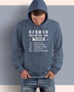 Bluza z kapturem dla Barmana <br>Ukrywanie przed żoną