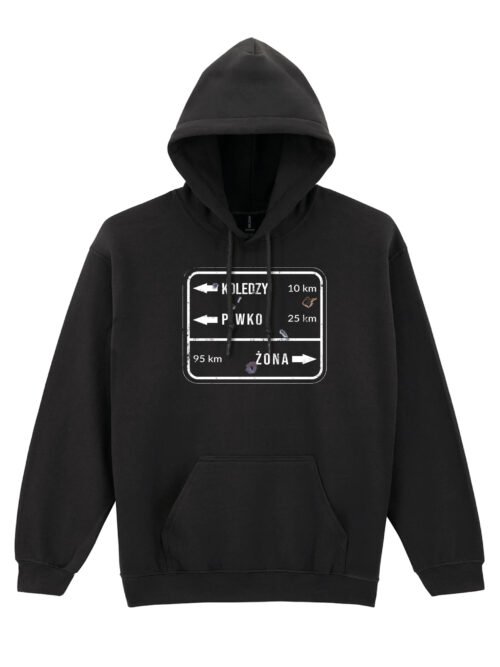 Bluza z kapturem dla Męża Koledzy piwko żona