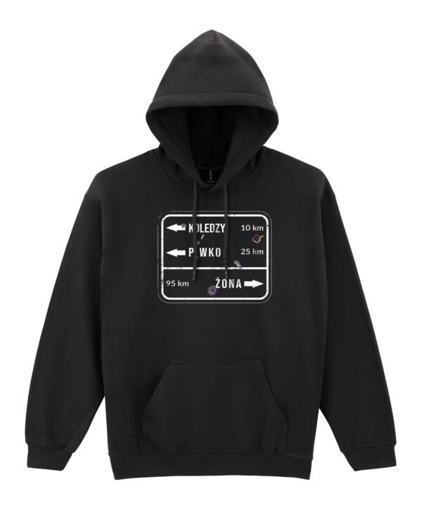 Bluza z kapturem dla Męża Koledzy piwko żona