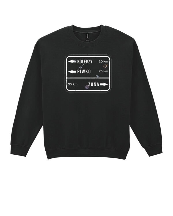 Bluza Sweatshirt dla Męża Koledzy piwko żona