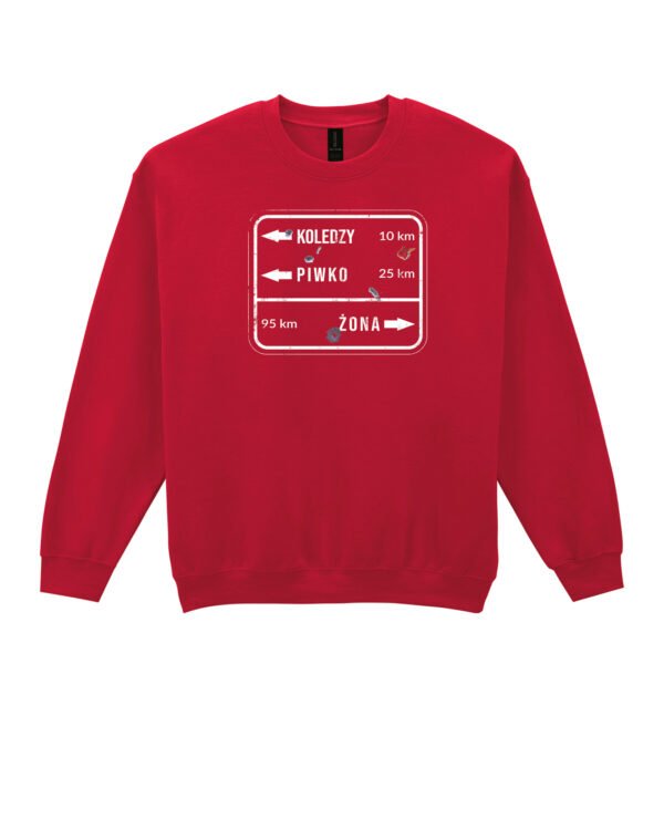 Bluza Sweatshirt dla Męża <br>Koledzy piwko żona