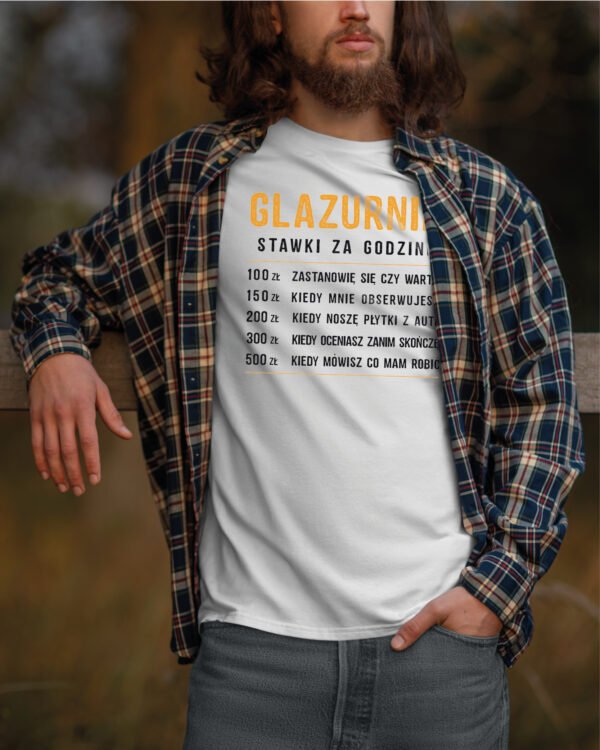 Koszulka dla Glazurnika <br>Stawki za godzinę