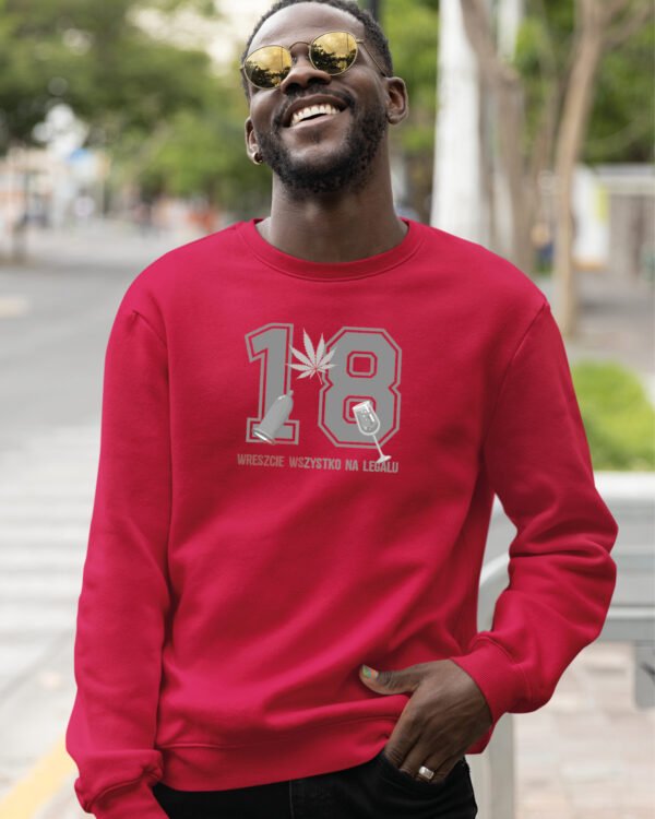 Bluza Sweatshirt na 18 urodziny <br>Wreszcie wszystko na legalu