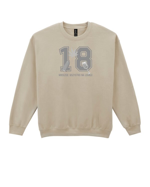 Bluza Sweatshirt na 18 urodziny <br>Wreszcie wszystko na legalu