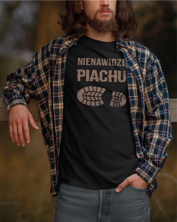 Koszulka z nadrukiem <br>Nienawidzę piachu